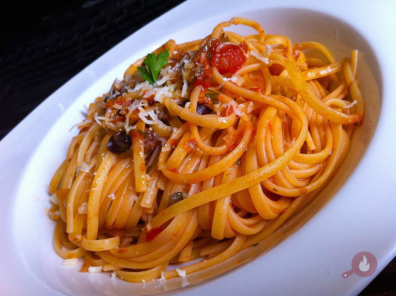 Linguini alla Puttanesca