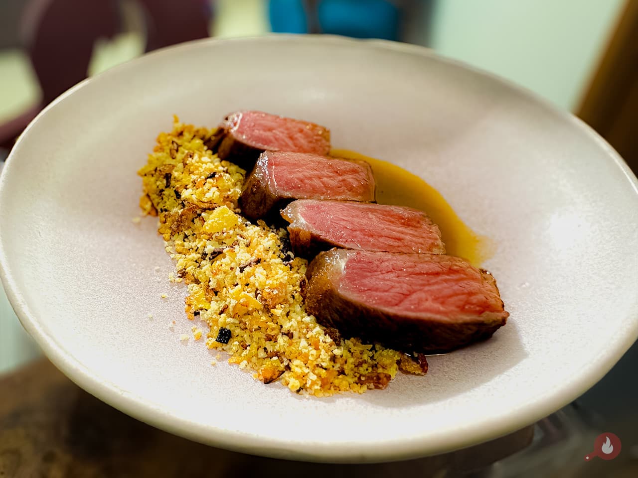 Chorizo no Sous Vide com Farofa de Panko